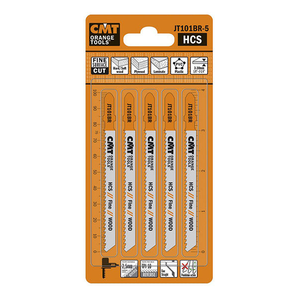CMT JT101BR-25 Jig Saw Blades for Wood 25-Pack