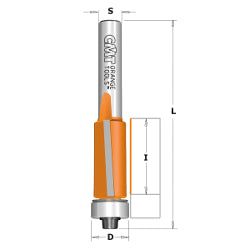 CMT 806.128.11 Flush Trim bit 1/4-Inch Shank 1/2-Inch Cutting Length Carbide-Tipped