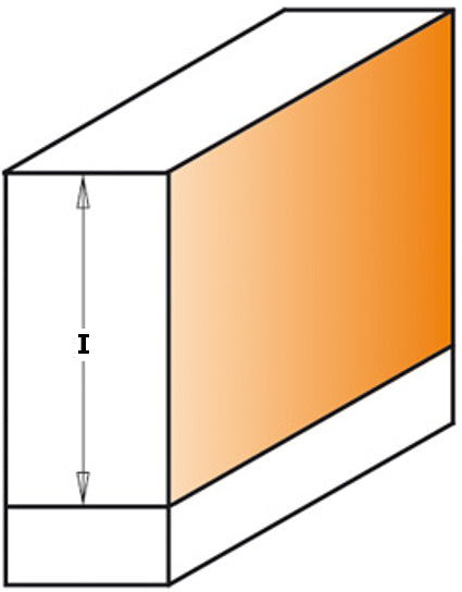 CMT 806.128.61 Diamond Flush Trim bit for MDF/Laminates 7/16-Inch Cutting Length 1/4-Inch Shank