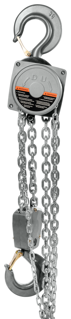 JET 5-Ton Aluminum Hand Chain Hoist with 20ft of Lift AL100-500-20