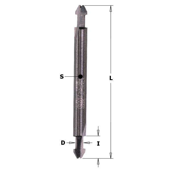 CMT 813.001.11 Weatherseal Bits 9/64" S=1/4"