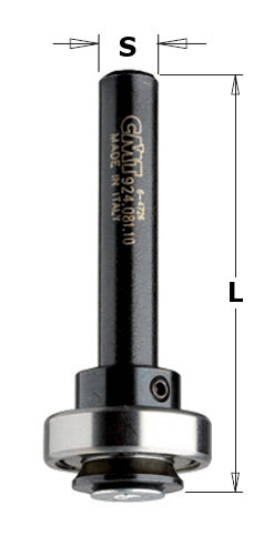 CMT 824.121.10 Slot Cutter Arbor with 7/8-Inch Bearing and Collar with 1/2-Inch Shank