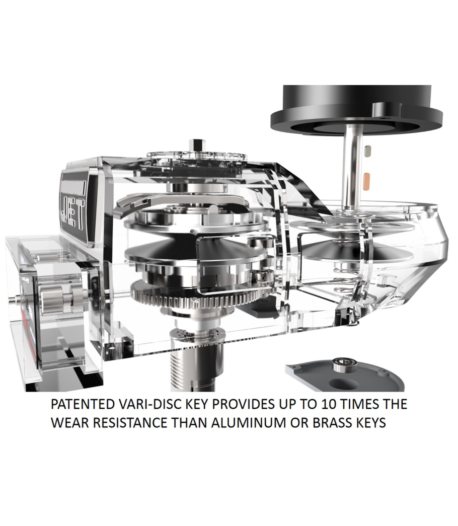 JET Elite ETM-949 Mill with 3-Axis ACU-RITE 203 (Knee) DRO and X, Y-Axis JET Powerfeeds - 894126