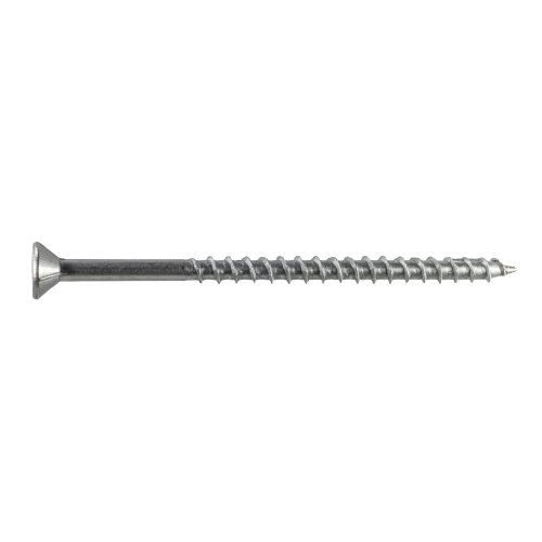 Simpson #12 4" 316 SS Deck-Drive DWP Wood Screw, T27, Flat Head