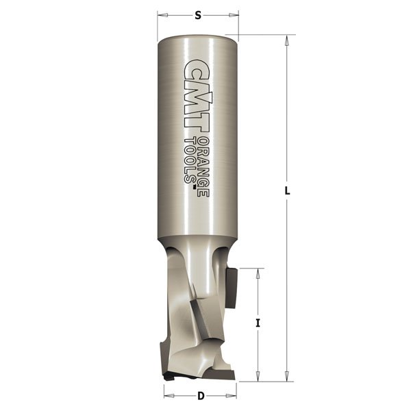 CMT 140.127.61 Diamond Compression Bit with 1/2-Inch Diameter with 1/2-Inch Shank