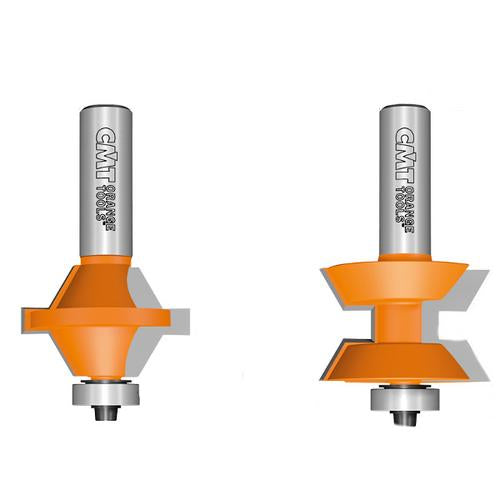 CMT 855.510.11 Edge Banding Bit Set 1-37/64" x 1" A=30° S=1/2"