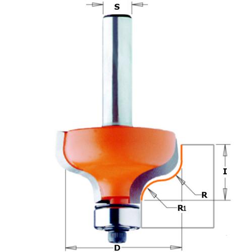CMT 859.064.11 Ogee Bit with 1/4-Inch Radius 1/4-Inch Shank