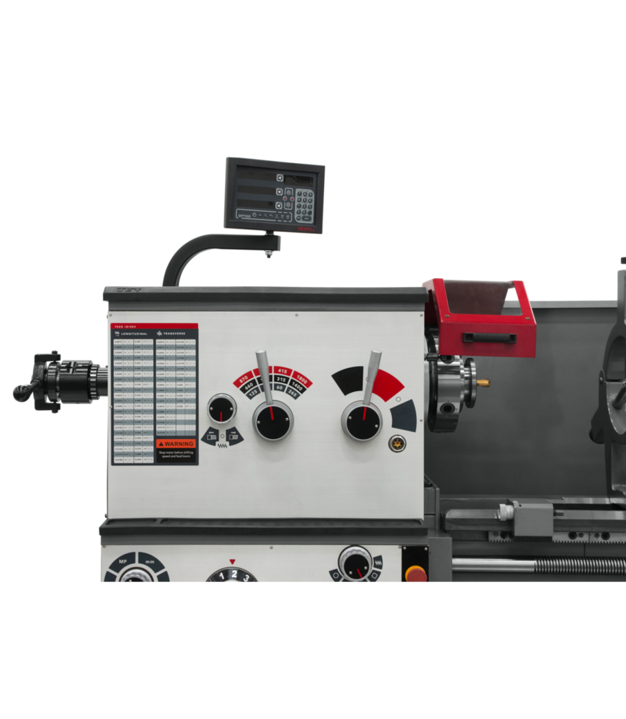 JET GH-1880ZX Lathe With Newall DP700 DRO With Collet Closer - 321583