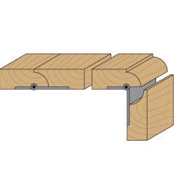 CMT 837.190.11 Cove Bit 1/4-Inch Shank 3/16-Inch Radius