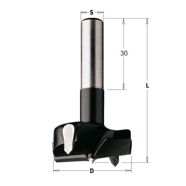 CMT 392.150.11 Hinge Boring Bit 15mm (19/32-Inch) Diameter X 5/16-Inch shank