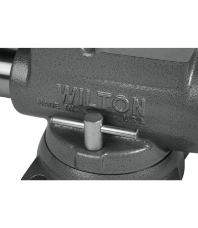 Wilton Machinist 5" Jaw Round Channel Vise with Swivel Base (500S)