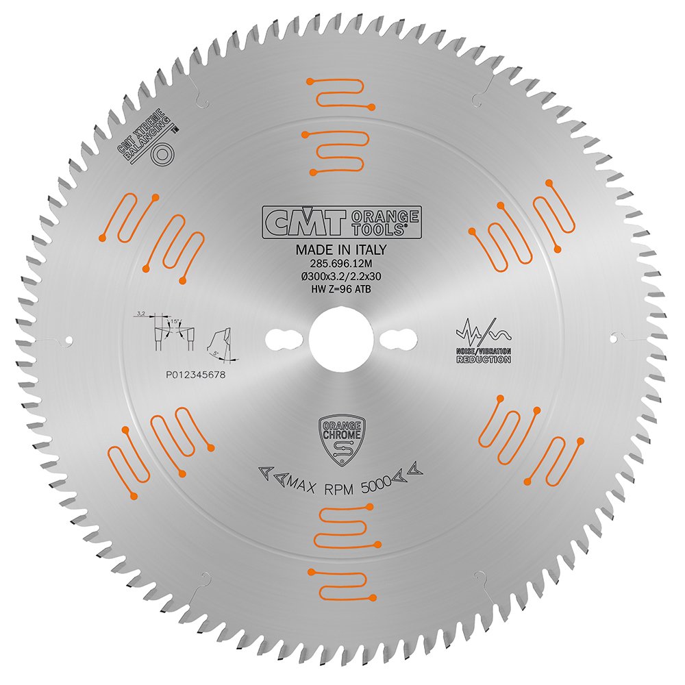 CMT 285.708.14M Orange Chrome Saw Blade HW 350 x 30 T108 5ATB
