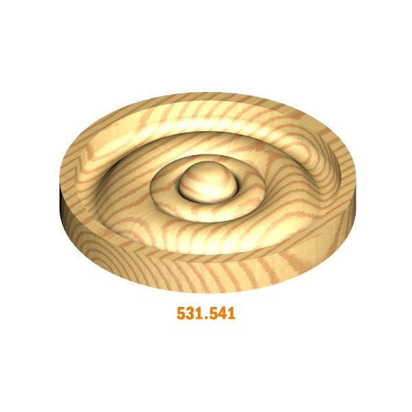 CMT 531.541 Rosette Cutter, 2-1/8-Inch Diameter x 2-57/4-Inch Length, 3/8-Inch Shank