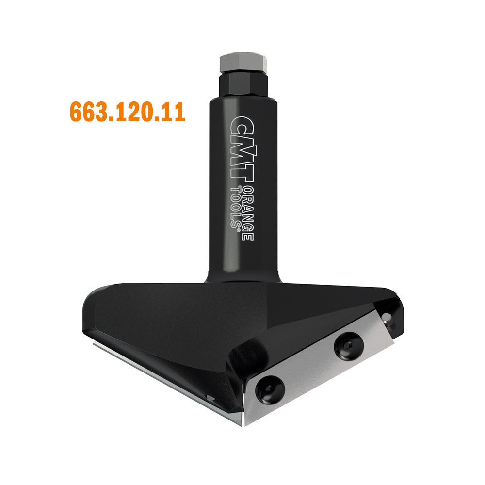 CMT 663.120.11 V-Groove & Folding CNC Bit 3-27/64" (120°) S=20mm