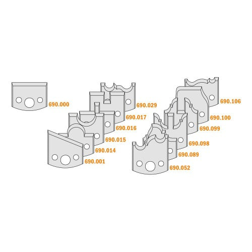 CMT 692.013.11 Cabinet & Joinery Set 4-Inch Diameter 1-1/4-Inch Bore