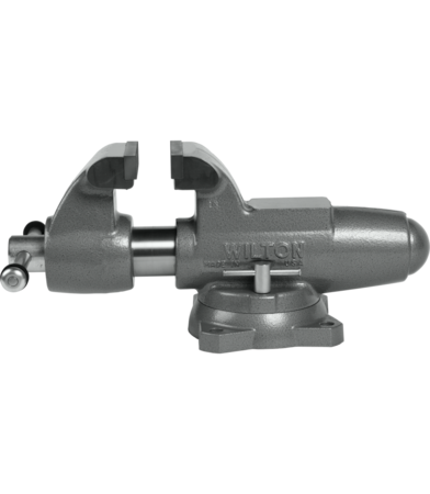 Wilton Machinist 5" Jaw Round Channel Vise with Swivel Base (500S)