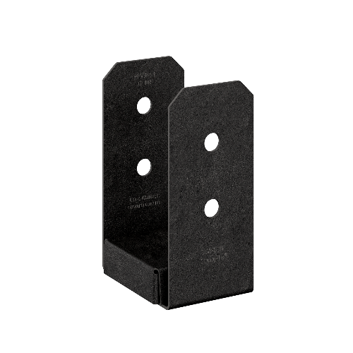 Simpson Strong-Tie APVB44R Avant Rough Cut 4x4 Ornamental Post Base - Black Powder Coat