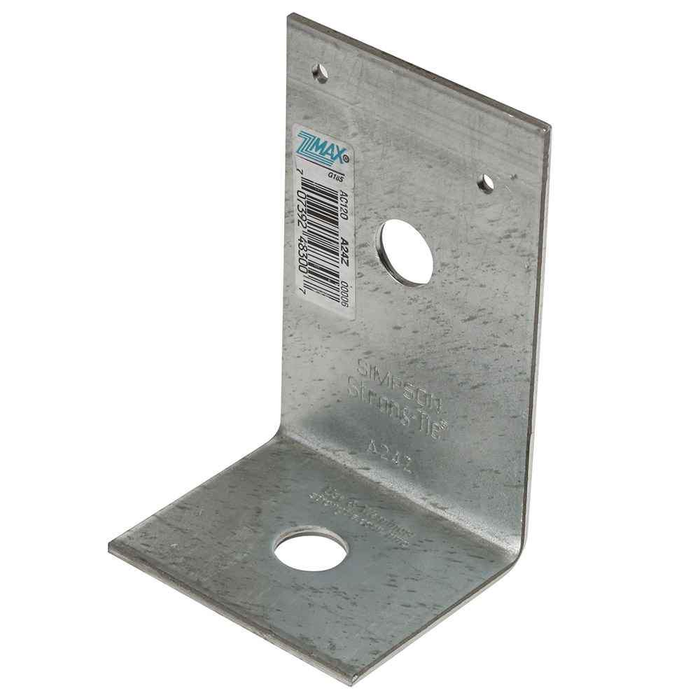 Simpson Strong-Tie A24Z 2x3-7/8 Angle Zmax Finish