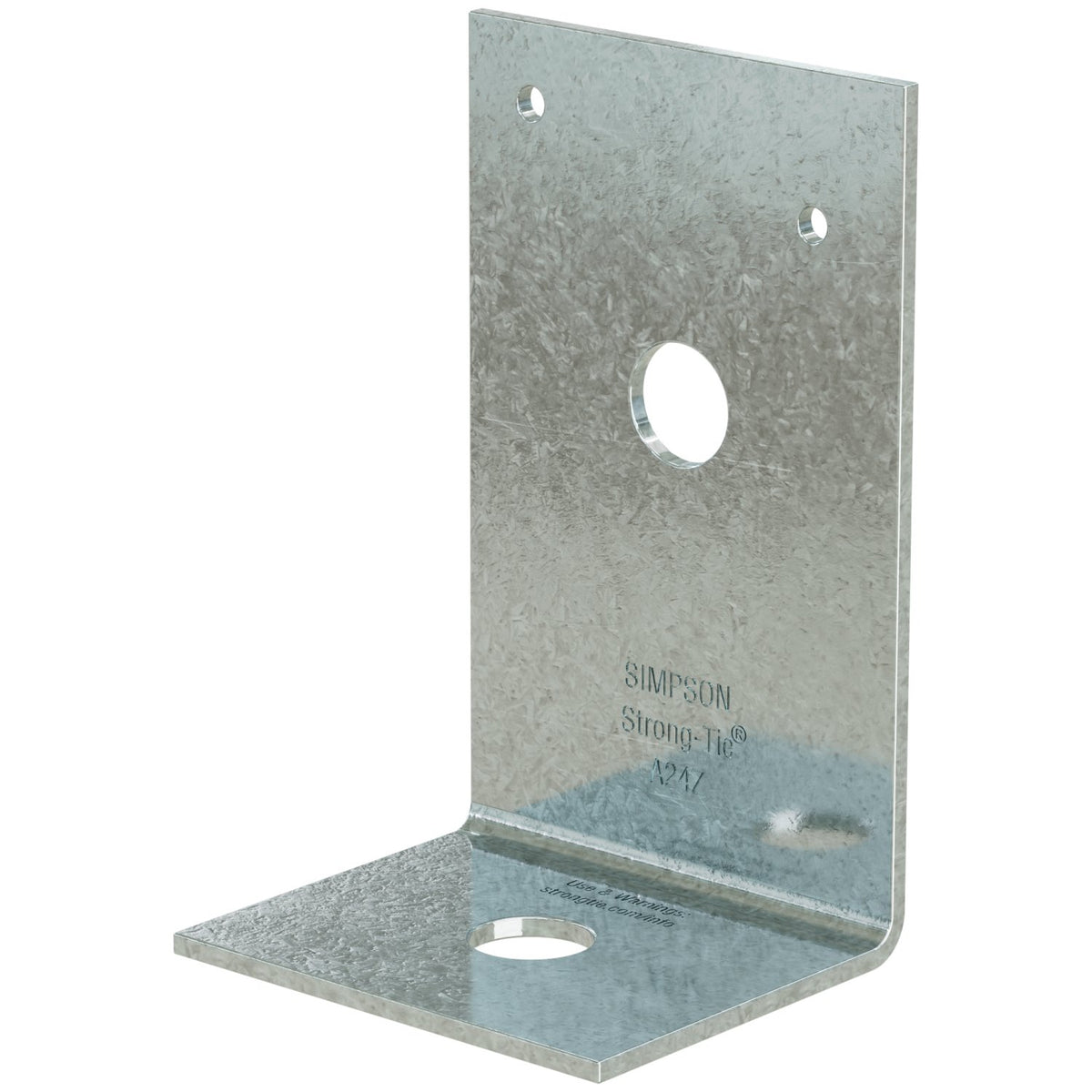 Simpson Strong-Tie A24Z 2x3-7/8 Angle Zmax Finish