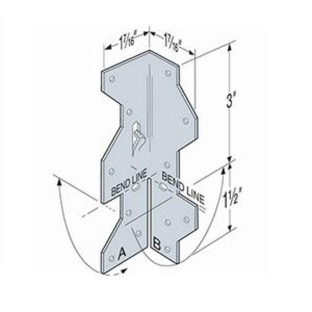 Simpson A35SS 1-7/16 x 4-1/2 Stainless Steel Framing Angle