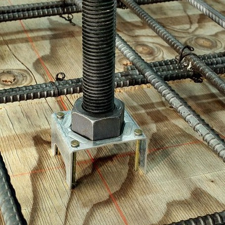 ABL Anchor Bolt Locator Stand Installed