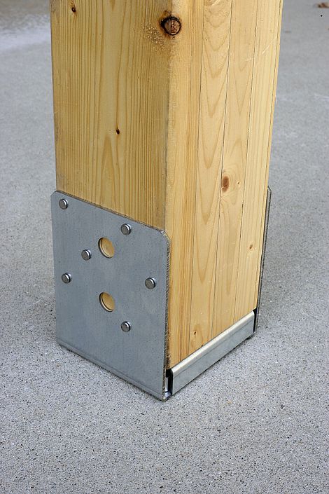 ABU Adjustable Post Base with Uplift