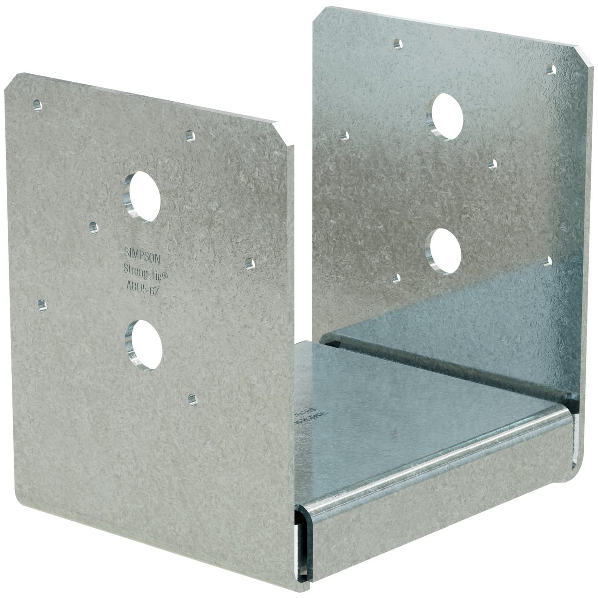  ABU5-6Z 5-1/8 x 6 GLB Adjustable Post Base Zmax Finish