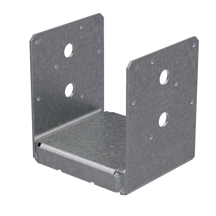  ABU5-6Z 5-1/8 x 6 GLB Adjustable Post Base Zmax Finish