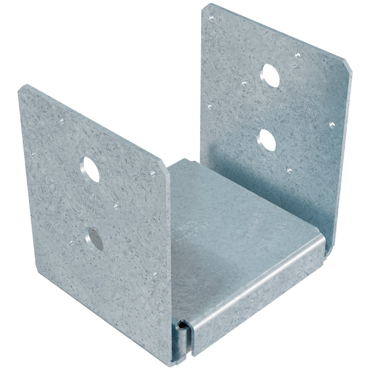 Simpson ABU66RZ Rough Cut 6x6 Adjustable Post Base - Zmax Finish