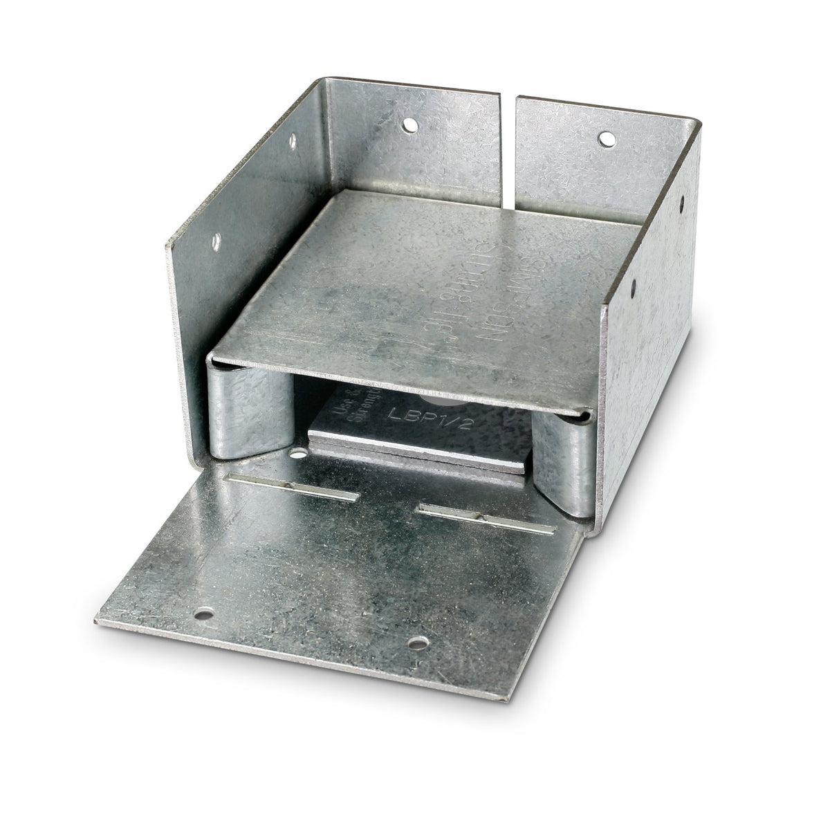 Simpson Rough 4 x 4 Adjustable Post Base with Wind Uplift, ZMAX ABW44RZ