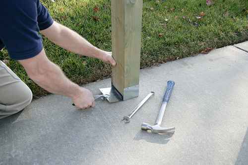 ABW Adjustable Post Base with Wind Uplift