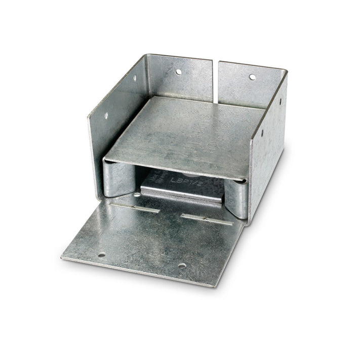 Simpson Strong-Tie ABW7-7Z Adjustable Post Base with Wind Uplift, Zmax 7 1/8 x 7 1/8