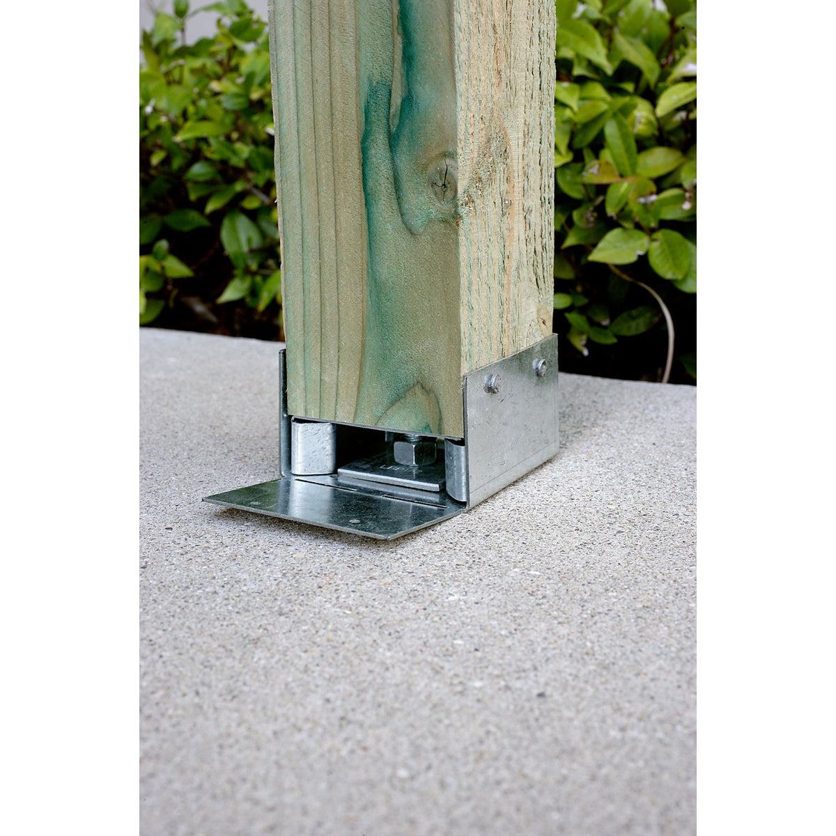 Simpson Rough 4 x 4 Adjustable Post Base with Wind Uplift, ZMAX ABW44RZ