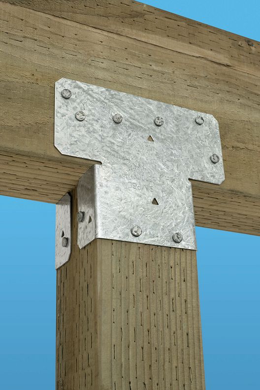 Simpson Rough 4X Adjustable Post Cap, ZMAX (AC4RZ)