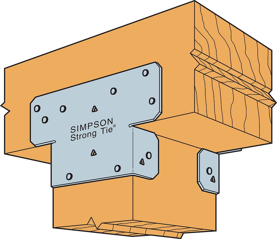 Simpson 6X Adjustable Post Cap - Stainless Steel (AC6SS)