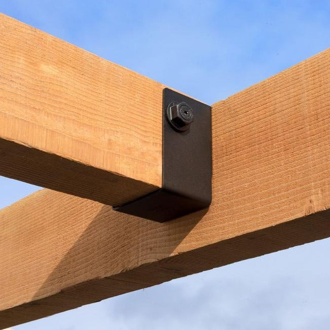 Simpson Strong-Tie APHH46R Rough Cut 4x6 Concealed Flange Heavy Joist Hanger - Black Powder Coat