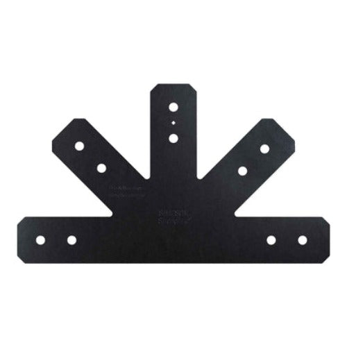 Simpson Strong-Tie APVGP1212-4 Avant Decorative Gable Plate- Black Powder Coat