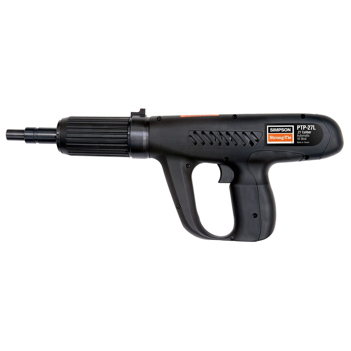 Black power tool with Simpson branding on a white background