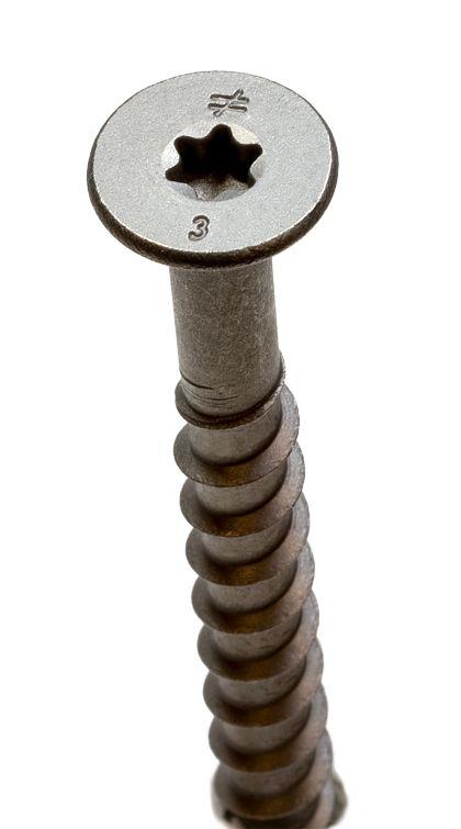 Simpson Strong-Tie THDC25238CS6SS 1/4" x 2 3/8" Titen HD Heavy-Duty Screw Anchor Countersunk Head, Stainless Steel