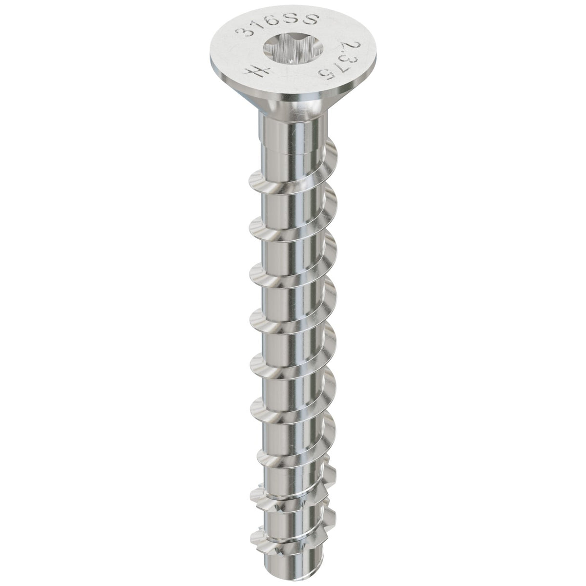 1/4" x 2-3/8" Simpson Countersunk Titen HD Anchor 316 Stainless Steel