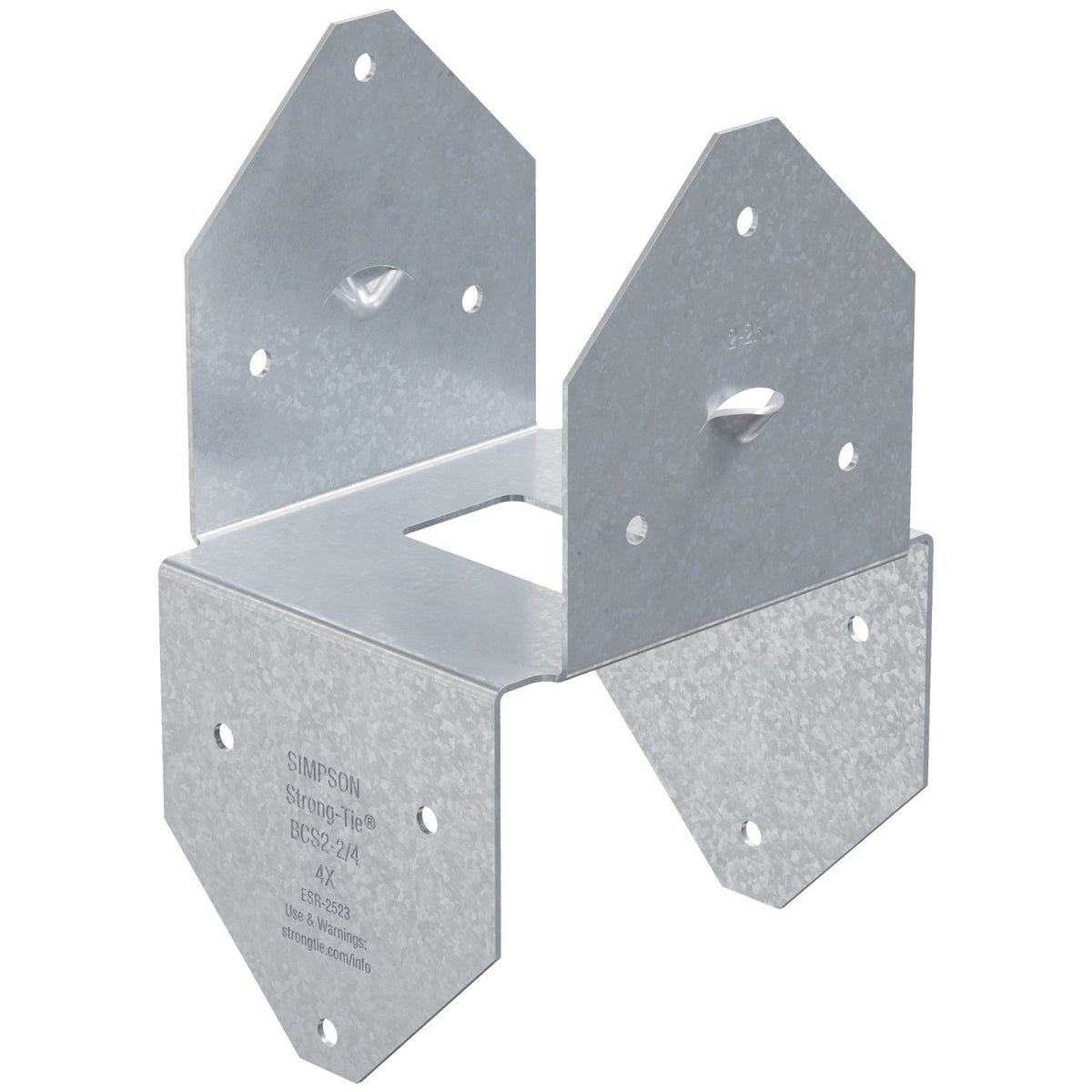 Simpson Strong-Tie BCS2-2/4 2-2x4 Post Cap - G90 Galvanized