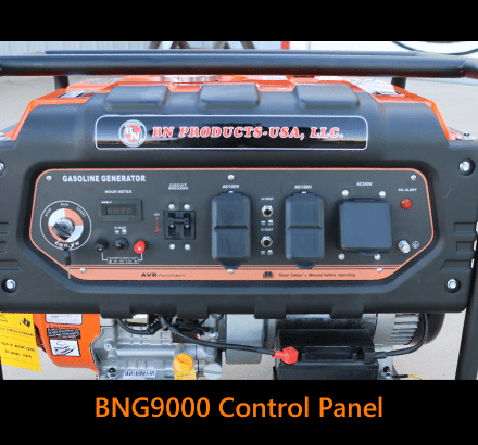 BN Portable Job-Site Generators BNG9000 9000W rated power