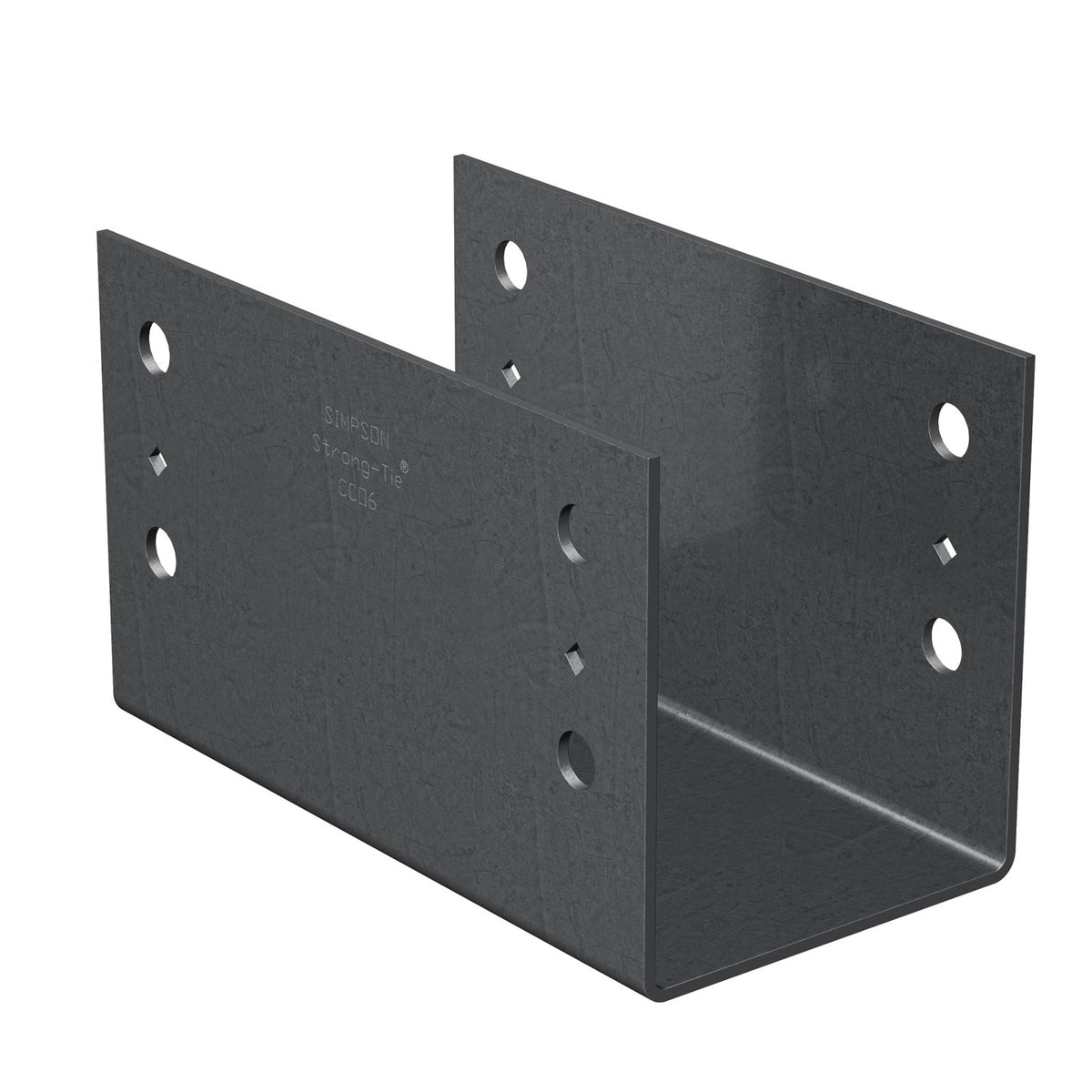 Simpson CCO6HDG Column Cap Only, Hot Dip Galvanized, 6X Beam 