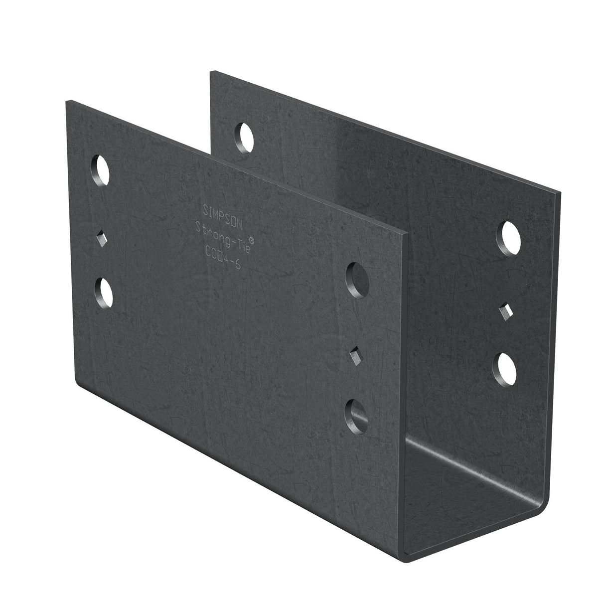 Simpson CCO4/6HDG Column Cap Only, Hot Dip Galvanized, 4X Beam, H1=6.5 