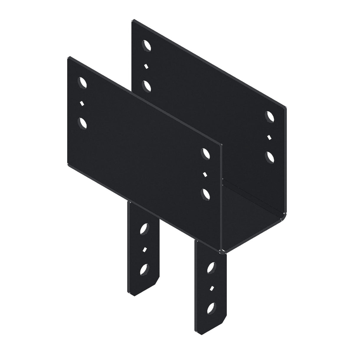 Simpson Black Column Cap 5-1/8 Inch Beam 6x Post CC5 1/4-6PC