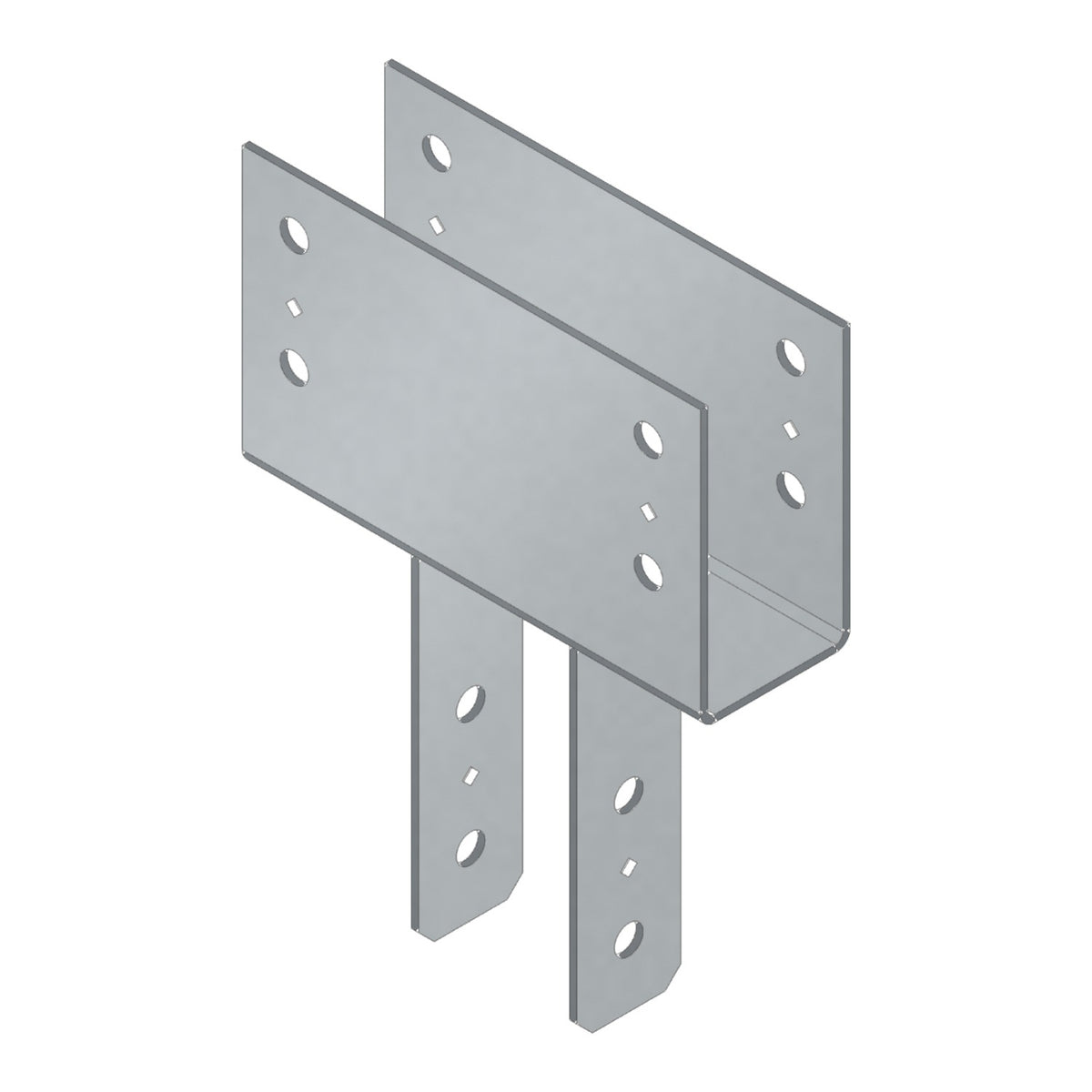 Simpson Strong-Tie-CC3 1/4-4-3-1/8 in Beam, 4x Post Column Cap