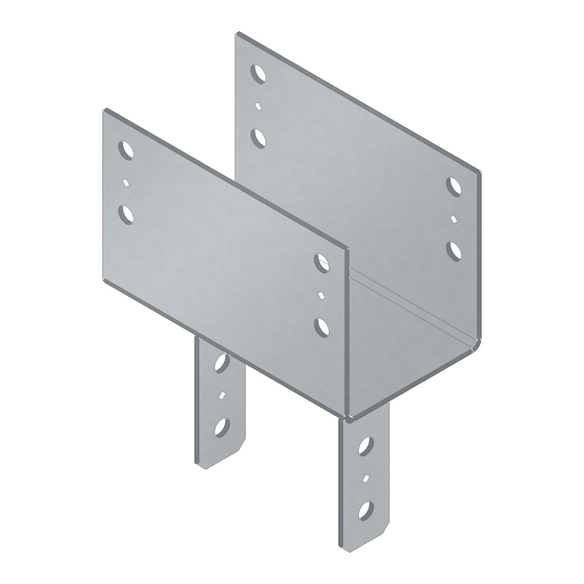 Simpson CC78 Column Cap for 6-3/4 in. Beam and 8x Post, 3-Gauge Steel