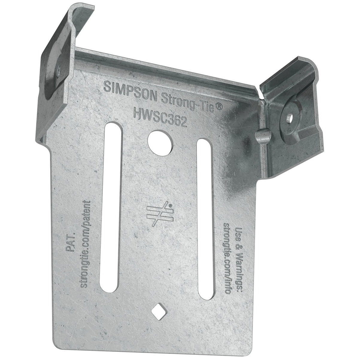 Simpson Head-of-Wall Slide-Clip Connector w/ Screws HWSC 3 5/8"
