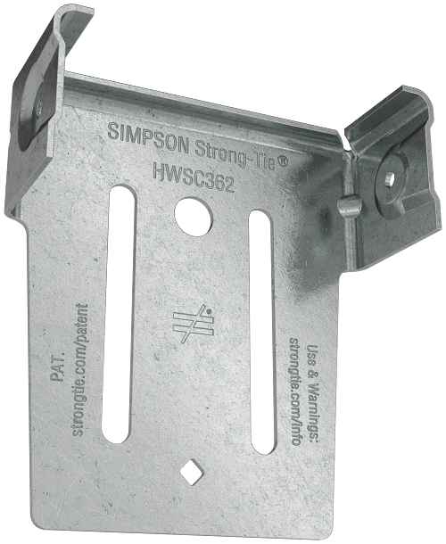 Simpson Head-of-Wall Slide-Clip Connector w/ Screws HWSC 3 5/8" (50-Qty)