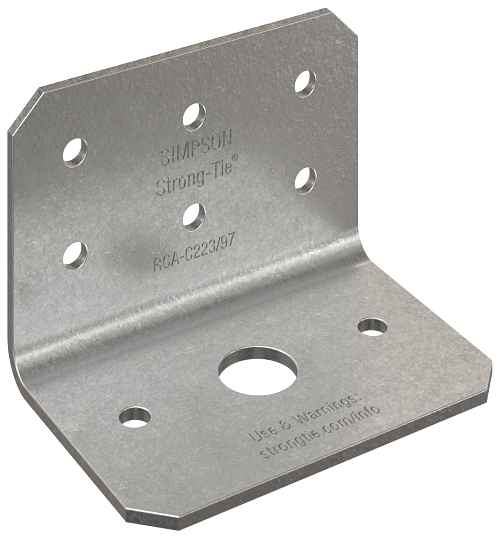 Simpson RCA-C223/97-R90 2 x 2 x 3 12-Gauge Rigid Connector Angle for Concrete 